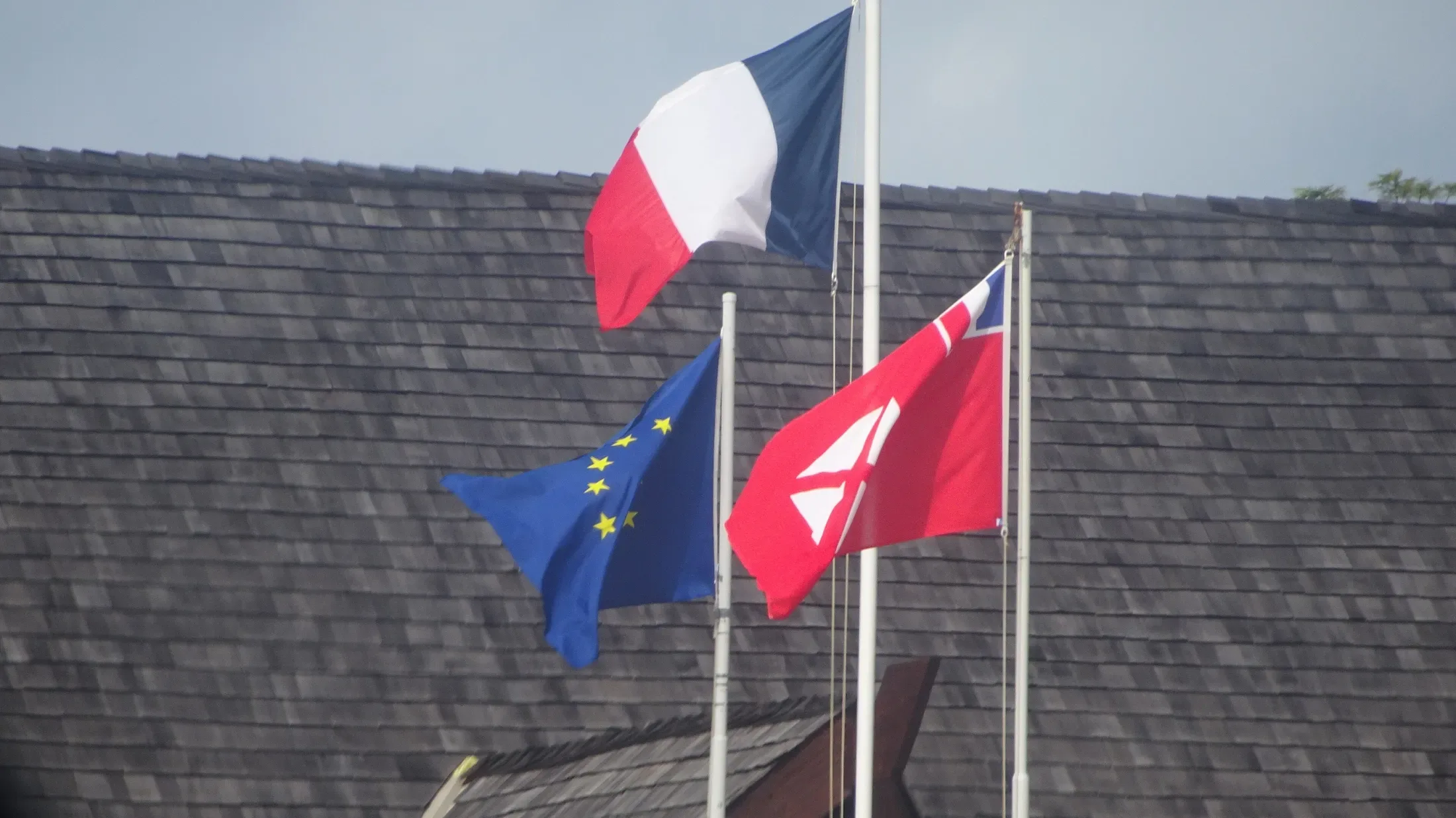Flags at Wallis
