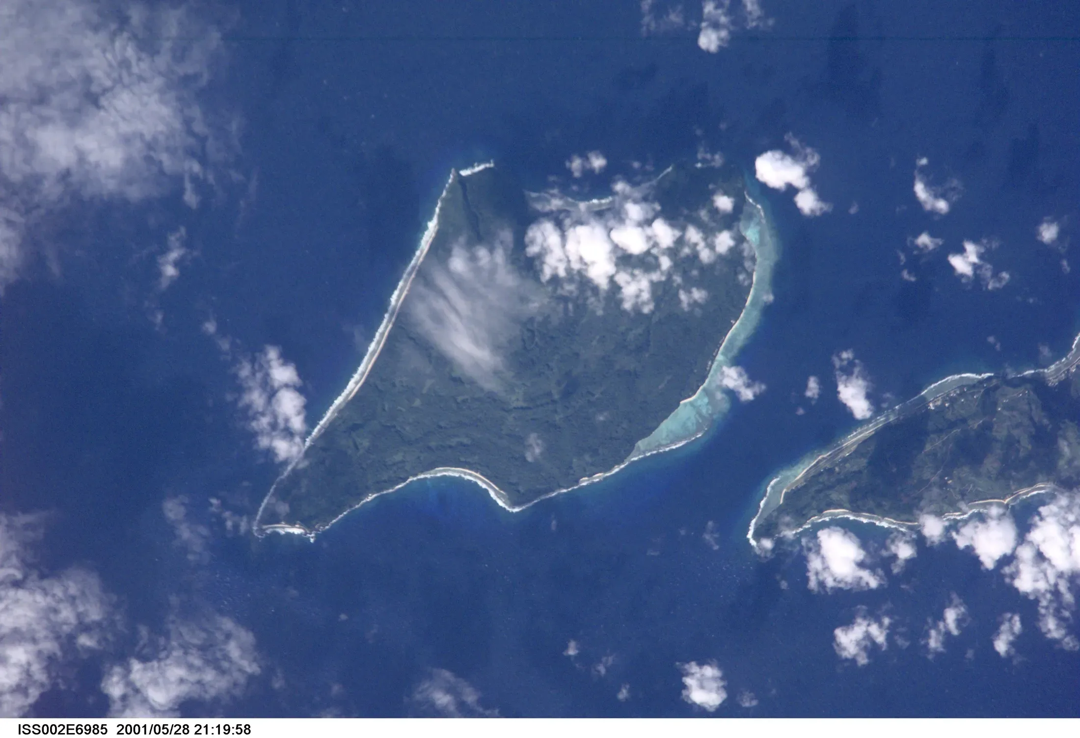 Alofi Island from Space