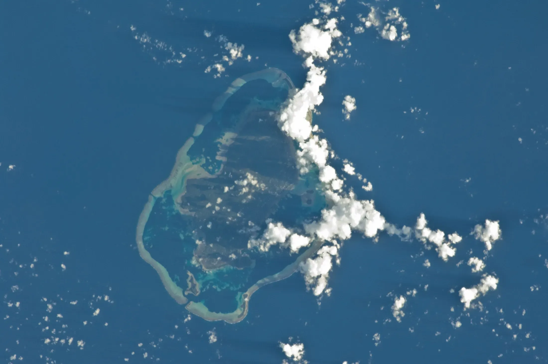 Wallis Island Under Cloud Shadows